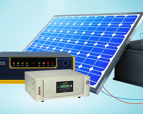 Solar panel and inverter equipment